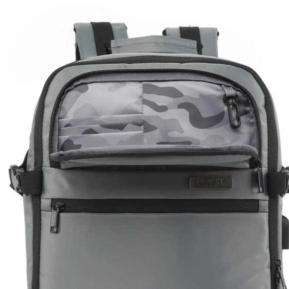 Duchamp London expandable, travel backpack, suitcase, Black, new main image 9